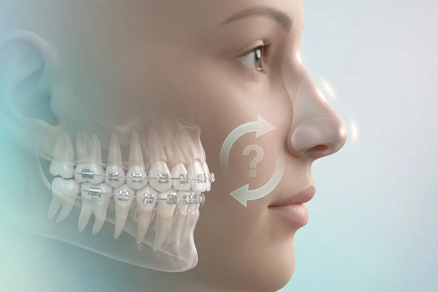 ارتودنسی و عمل بینی orthodontics or rhinoplasty first