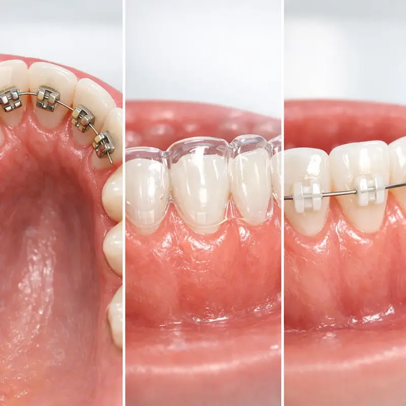 انواع ارتودنسی نامرئی types of invisible orthodontics