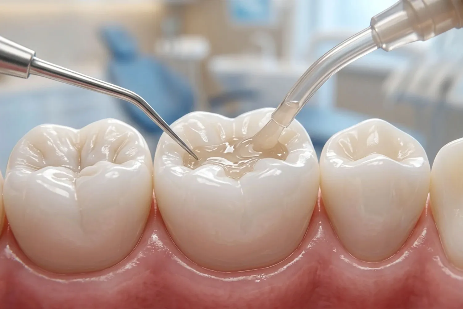 پر کردن دندان tooth filling