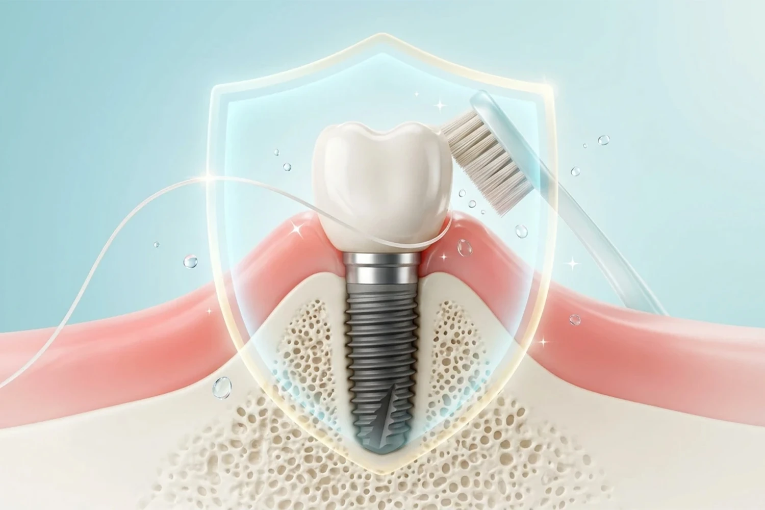 مراقبت های ایمپلنت implant care