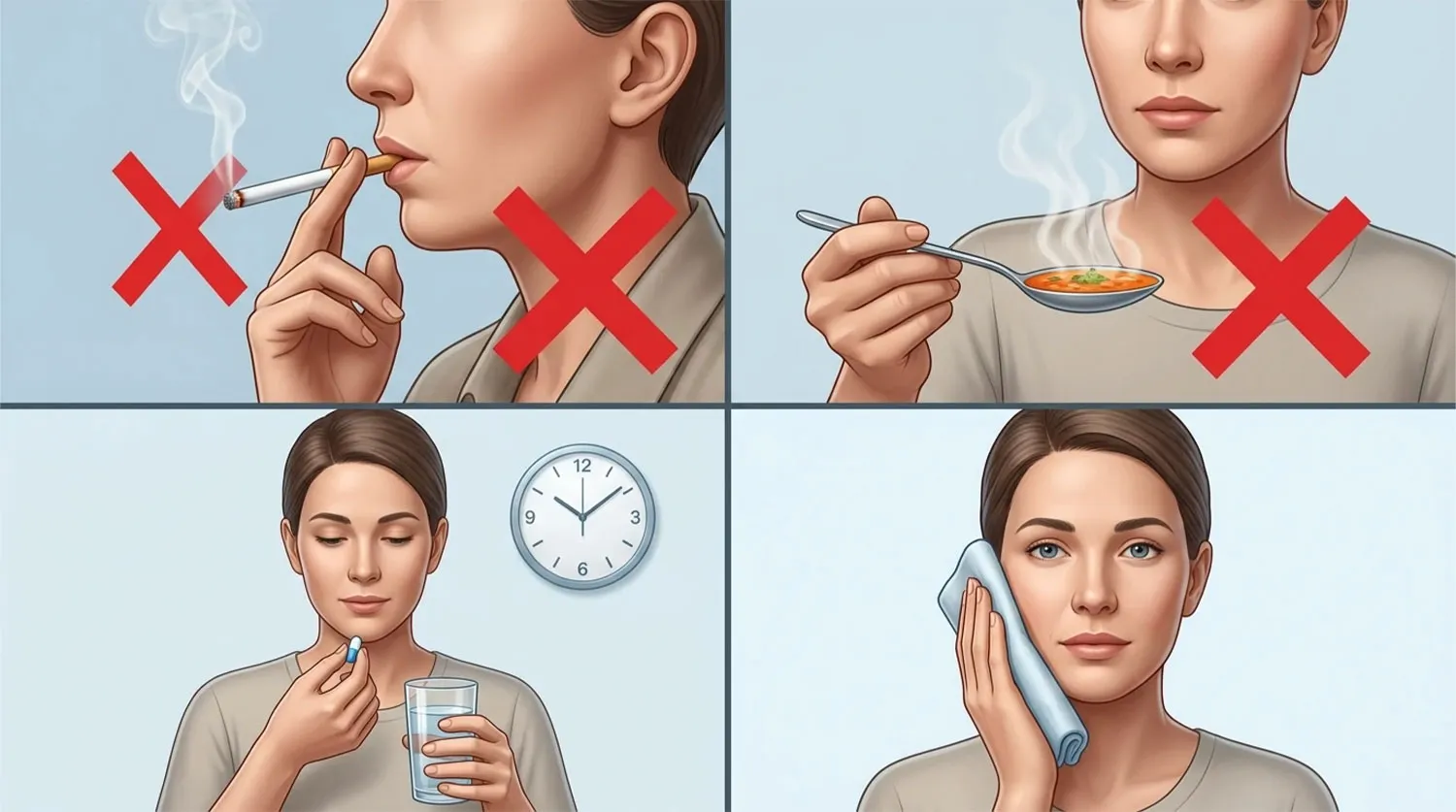 مراقبت بعد از ایمپلنت دندان implant-surgery-aftercare