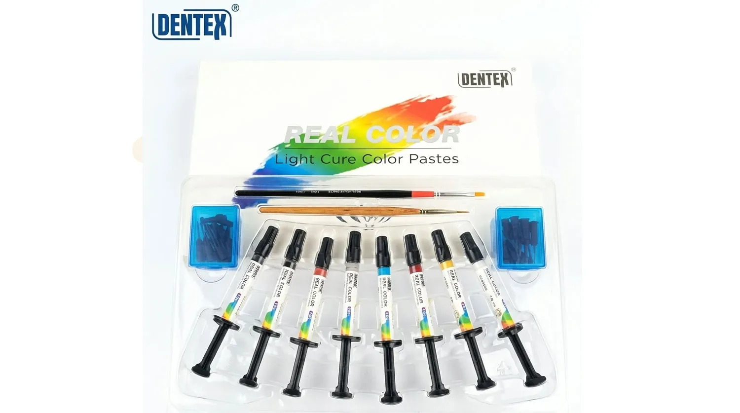 رنگ بندی کامپوزیت دنتکس dentex color