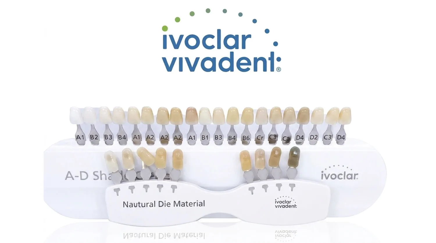 رنگ بندی کامپوزیت ایووکلار ویوادنت ivoclar composite color guide