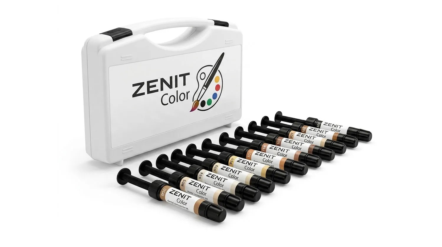 انواع رنگ کامپوزیت زنیت type of zenit color